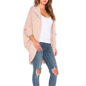 Free People Coco Cocoon Cardigan in Ivory Combo
